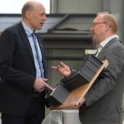 Bürgermeister Adams mit Ralf Schmidt